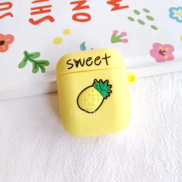 Creativity Cartoon funny cute silicone Case For Airpods 2 1 cover For Air pods 1 2 Case Wireless charging soft Cover Box Smallboluo