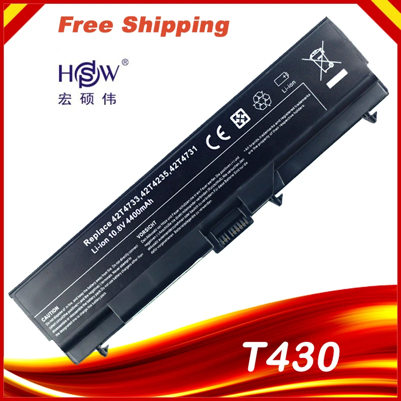 Батарея для LENOVO ThinkPad L430 L530 T430 T430I T530 T530I W530I W530