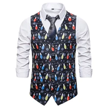 New Arrival Dress Shirt For Men Slim Fit Mens Suit Male Waistcoat Gilet Homme Casual Sleeveless Formal Business Jacket