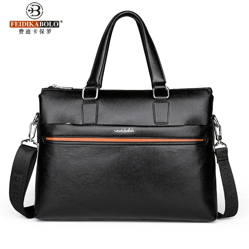 

Men's Bag Handbag Men Leisure Bag Embossed Leather Shoulder Oblique Bag Cross Briefcase
