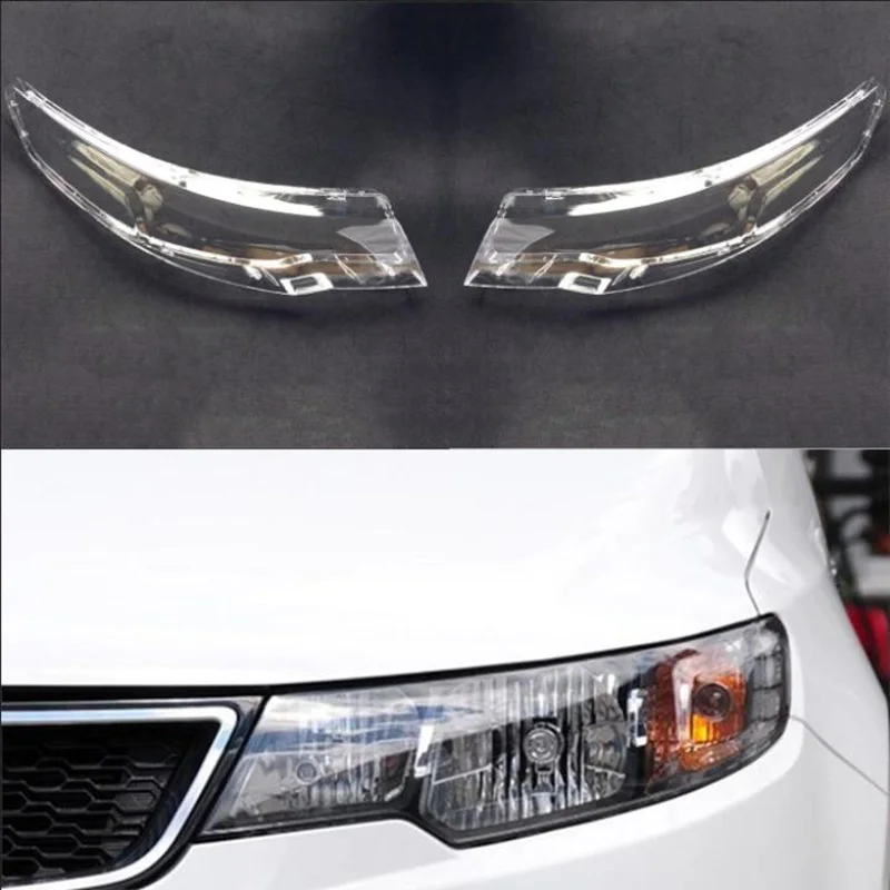 Для Kia Cerato/Forte 2009 2010 2011 2012 2013 автомобильный головной светильник, головной светильник с прозрачными линзами