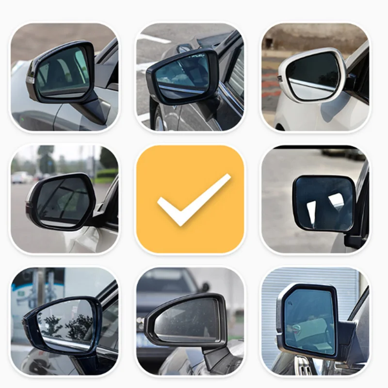

2Pcs anti-fog car sticker car rearview mirror car window transparent film for Ford Focus 2 focus 3 fiesta mondeo 4 kuga s-max