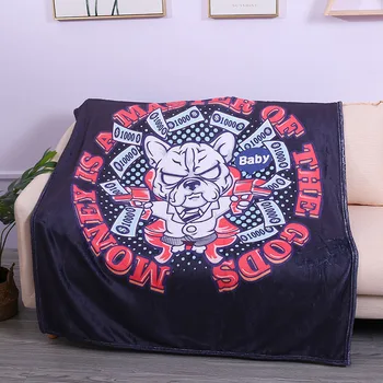 

BEST.WENSD Cartoon Dog Portable Throw Blanket 3d Dachshund Hunter Sausage Blankets Fleece Sherpa Black Blanket Adults Single