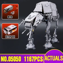 05050 Звездные игрушки войны совместимы с 10178 Моторизованными ходьбой AT-AT набор сборочных игрушек Модель Детские Рождественские подарки строительные блоки