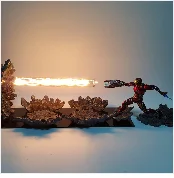 Фигурка железного человека MK47 лазерная пушка светодиодный настольная лампа фигурки Аниме Мстители эндшпиль Железный человек фигурка Diorama игрушки