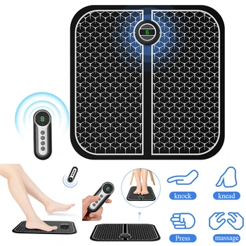 

Wireless Remote Control Foot Massager Wireless Feet Muscle Stimulator Foot Vibrate Massage Unisex Gift Parents Relieve Fatigue