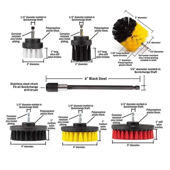 

Power Scrubber Brush Scrubber Brush Set Cleaning Bathroom Kitchen Tile