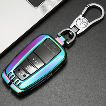 

Cover Car key case Protector Holder Zinc alloy Anti-scratch For Toyota RAV4 2019 Vehicle Parts Wear-resistant