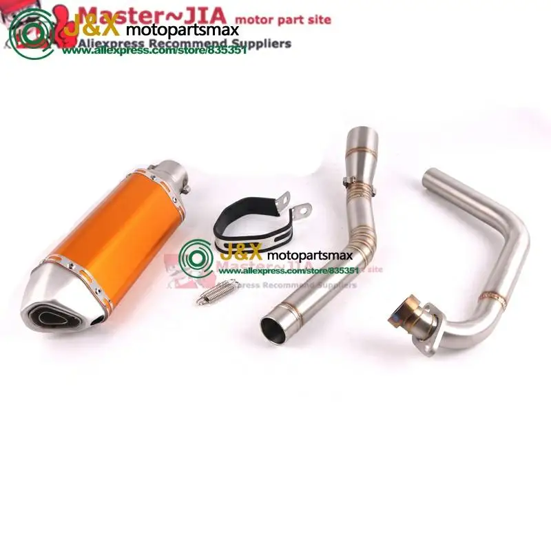 Полная выхлопная система мотоцикла Escape slip on для yamaha YZF R15 MT15 MT-15 2008- средняя труба глушителя DB-Killer