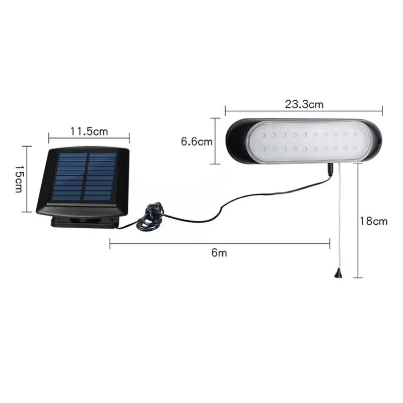 20LED Солнечная энергия, отдельный настенный светильник, водонепроницаемый уличный садовый светильник, лампа высокого преобразования, долговечный