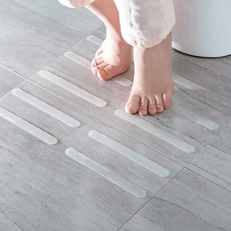 Mat Shower-Stickers Bathtubs Stairs Non-Slip Floor Transparent Safety-Strips for Practical