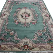 savonnerie luxury carpet soft for living room Thick And Plush Home Decore Square Classic Knitting savonnerie