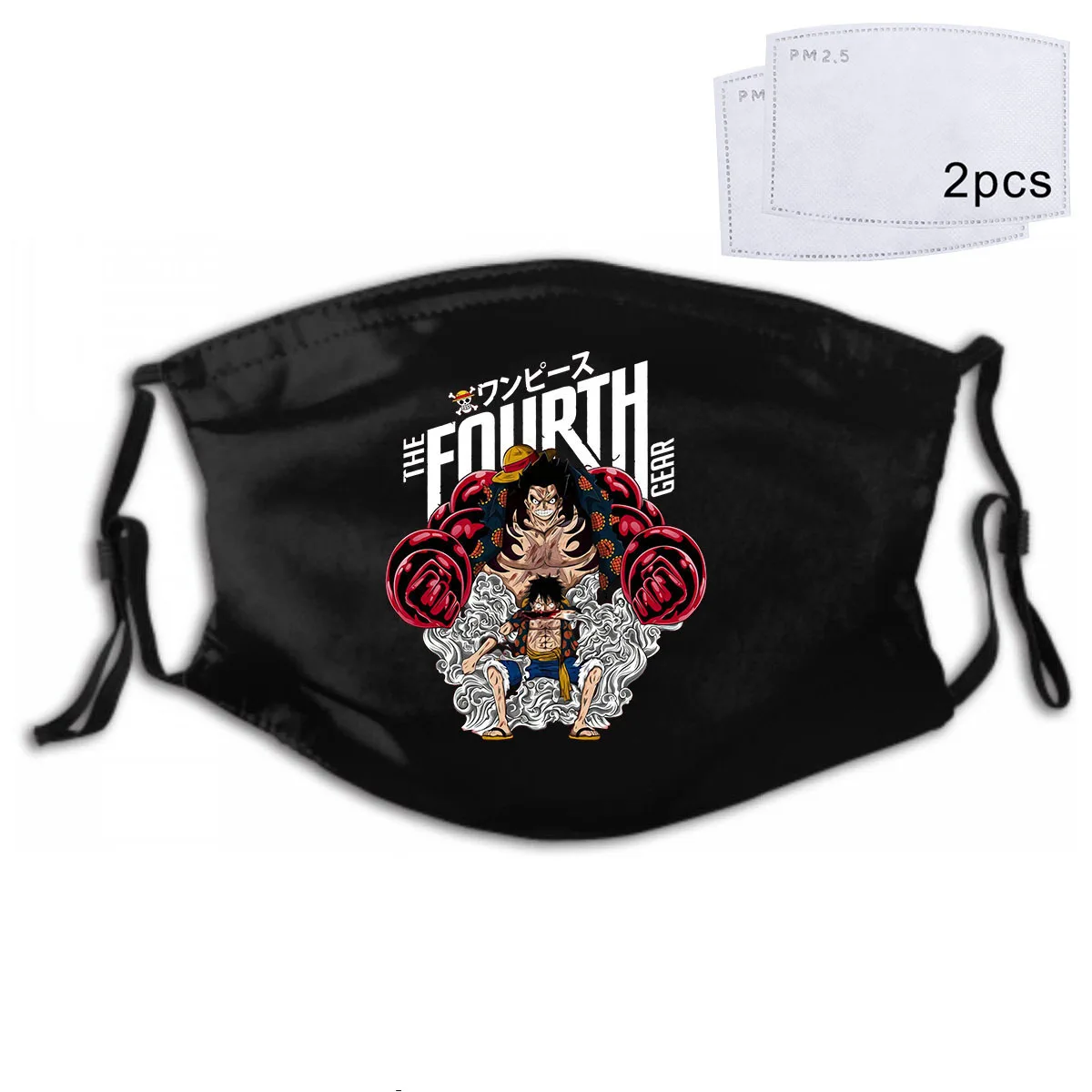 One Histper Mask Piece Monkey D Luffy Gear Fourth Mens Black PM2.5 | Красота и здоровье