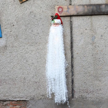 

Christmas Hanging Decorations Long Beard Santa Claus Pendant With Lights Display