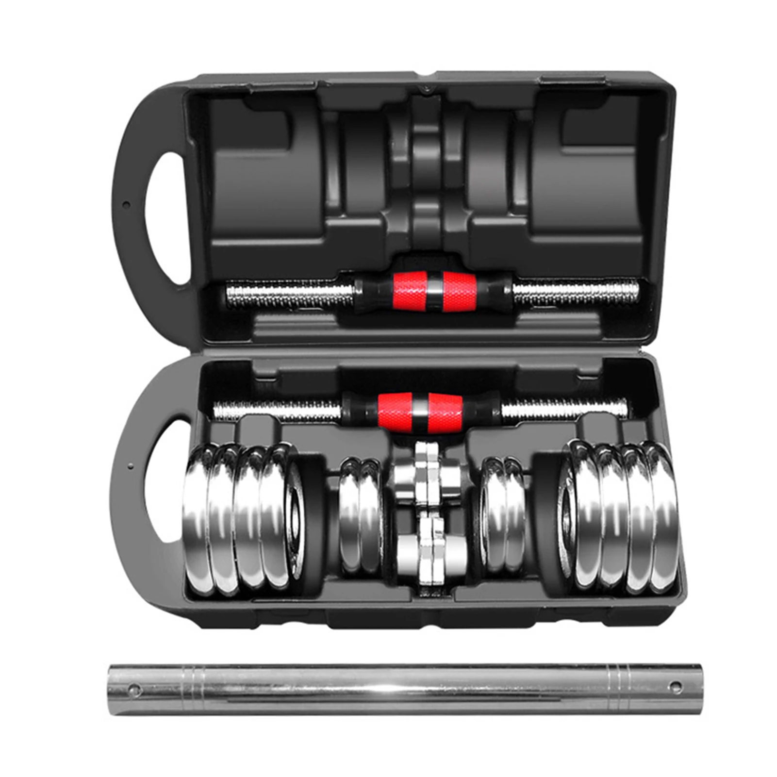 Adjustable Dumbbells 20Kg Weights Barbell Set Dumbbells Exercise Fitness Gym