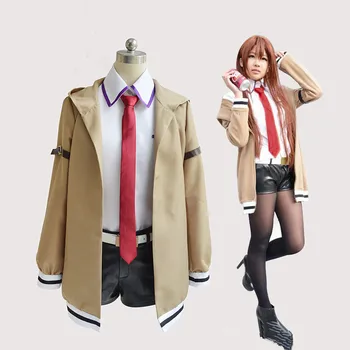 

Game Steins Gate Makise Kurisu Cosplay Christina Anime female suit Costumes Stage Performence Clothes , Perfect Custom for You