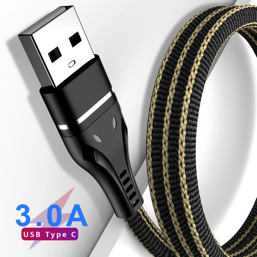 MUSTTRUE USB C зарядный кабель для samsung a50 S9 Plus tipe c передача данных для NUL 8 8 pro usb type C кабель джинсовая зарядка