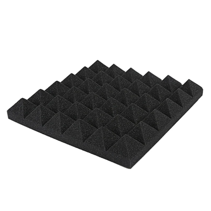 Acoustic Foam,Acoustic Foam Panels,Soundproofing Foam,Acoustic Panels,Studio Foam 2 inchX12 inchX12 inch(12Pack) Black+Blue
