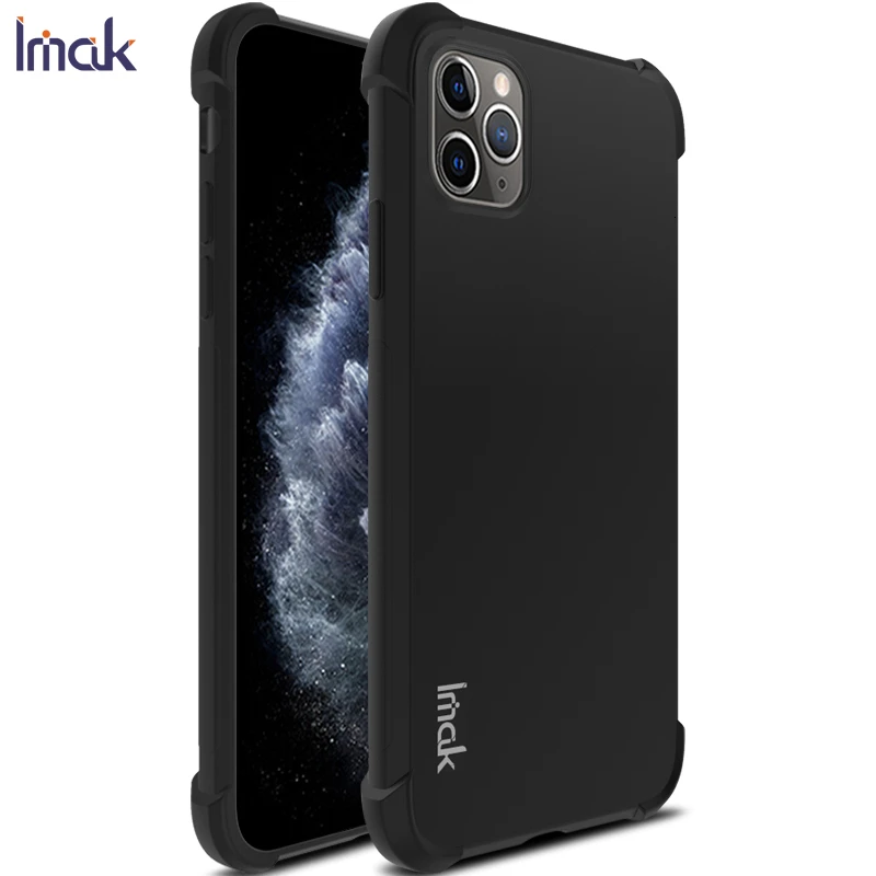 Imak Для iPhone 11 Pro Max чехол для iPhone11 чехол силиконовый мягкий прозрачный TPU чехол для Apple iPhone 11 Pro - Цвет: Metal Black