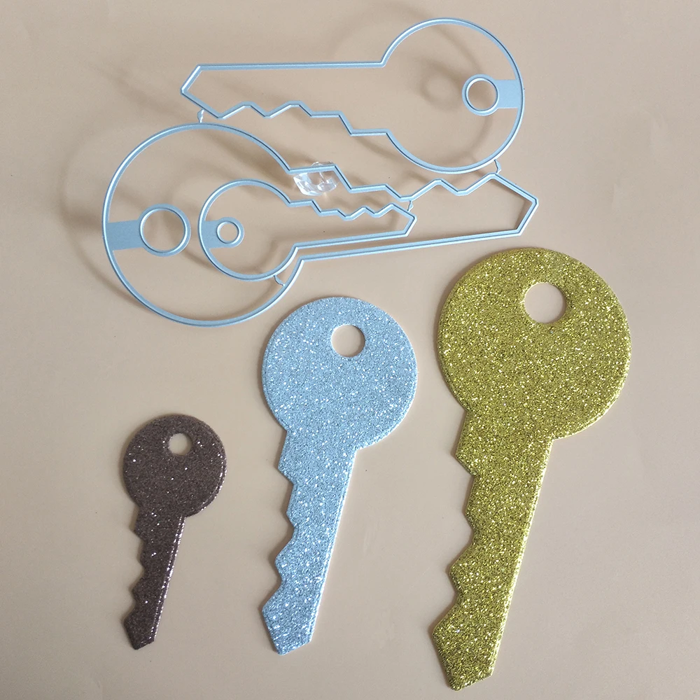 

New key metal cutting dies DIY scrapbook, embossed card making, photo album decoration, handmade crafts