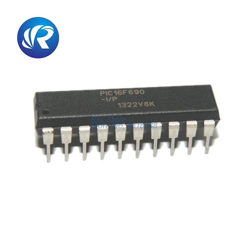 

10pcs/lot PIC16F690-I/P PIC16F690IP PIC16F690 16F690 DIP20