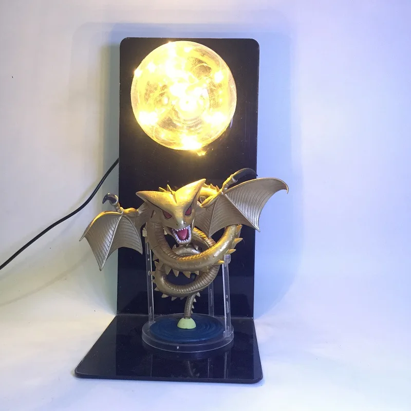 Аниме Dragon Ball Супер Dragon Garage Kit Креативный светодиодный светильник Настольная лампа для защиты глаз светящаяся игрушка золотой дракон