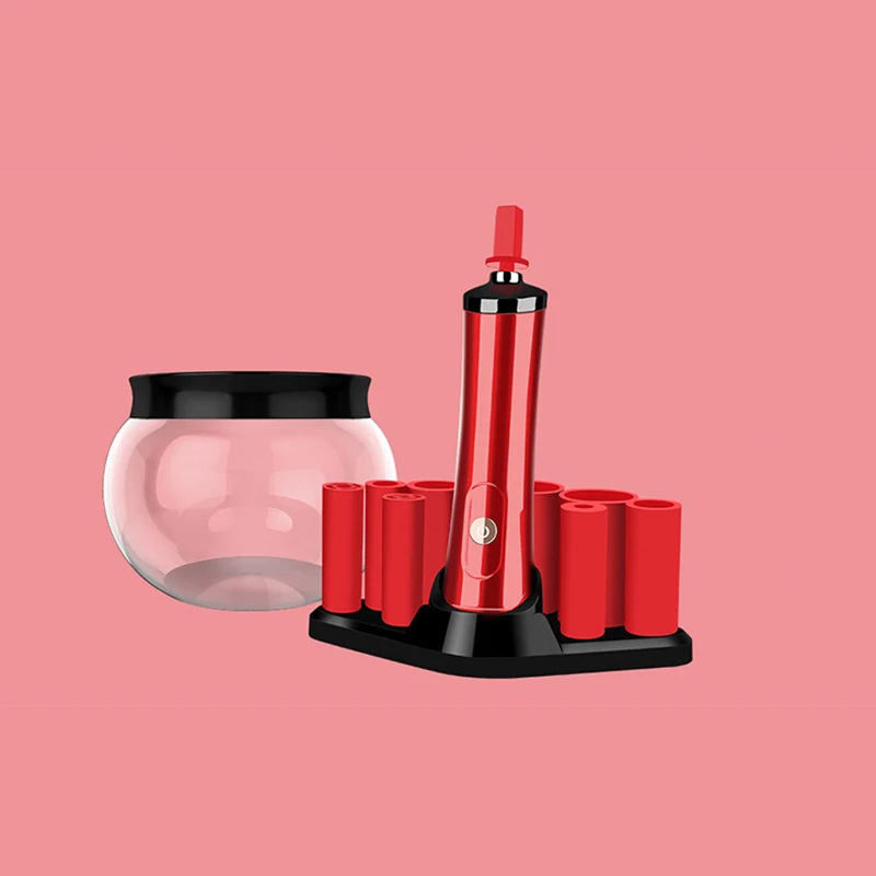 Инструменты для чистки кистей для макияжа, электронный Спиннер, автоматический очиститель для женщин, товары для красоты