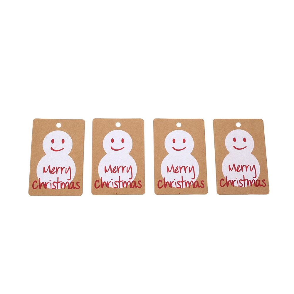 50Pcs Paper Christmas Wedding Party Hanging Label Tags Greeting Cards Home