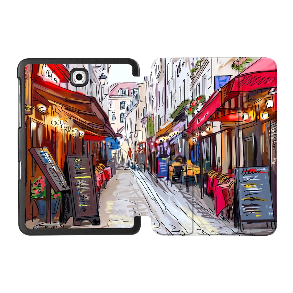 MTT из искусственной кожи чехол Чехол для samsung Galaxy Tab S2 8,0 дюймов T710 T715 T713 T719 8 ''планшет чехол для samsung Tab S2 8,0 Funda - Цвет: SS10