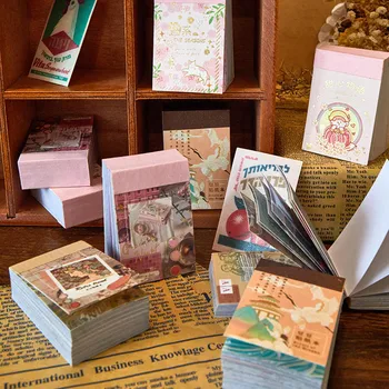 

80 Pcs Vintage Plant Flower Stickers Kawaii Dessert Stickers For Kids DIY Decor Scrapbooking Diary Stationery Supplies