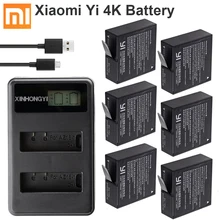 Batteries FOR Xiaomi YI lite 4k 4K plus + LCD USB 