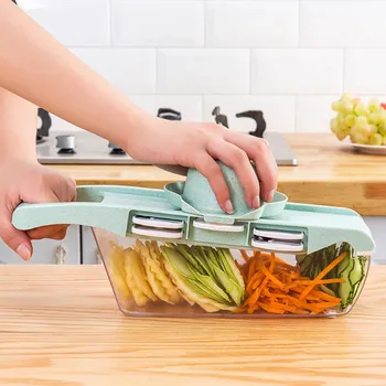 

Multifunctional Vegetable Cutter Potato Onion Pineapple Manual Shred Slicer Household Kitchen Grater Fruit and Vegetable Tools