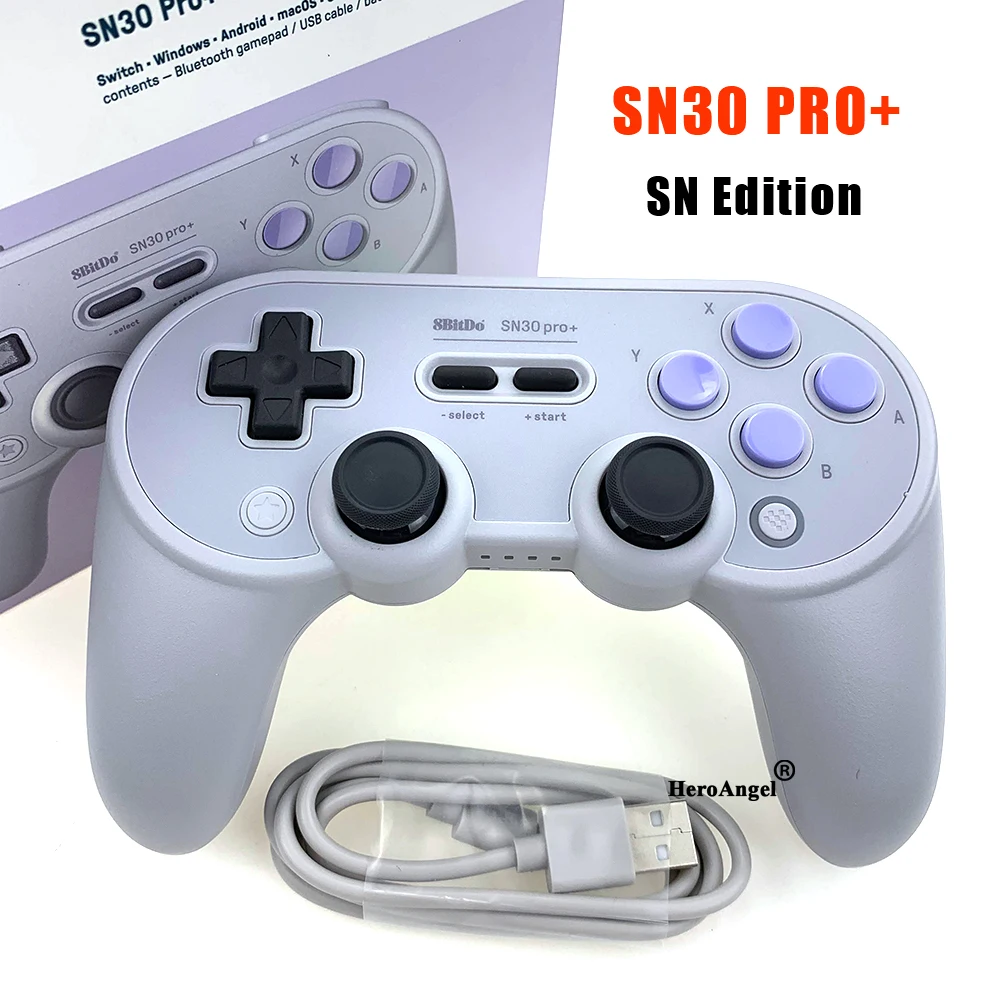 Newest 8bitdo Sn30 Pro Sn30 Pro Sf30 Pro Bluetooth Wireless Gamepad Controller For Windows Android Macos Nintendo Switch Steam Aliexpress Consumer Electronics