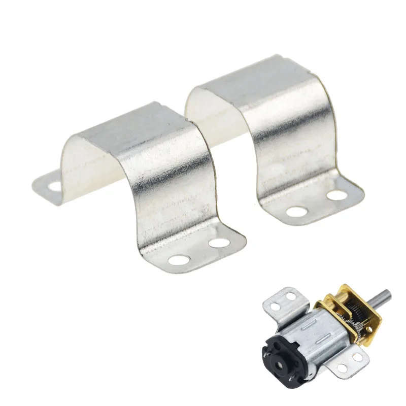 

5pcs/lot N20 N30 Motor Iron Bracket Micro Motor Fixed Mounting Bracket for Toy Car Accessories Model Aircraft