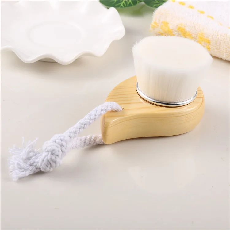 Face Clean Brush Wash Deep Cleansing Soft Fiber Mild Face Cleansing Brush Massager Facial Care Skin Pore Clean Brush