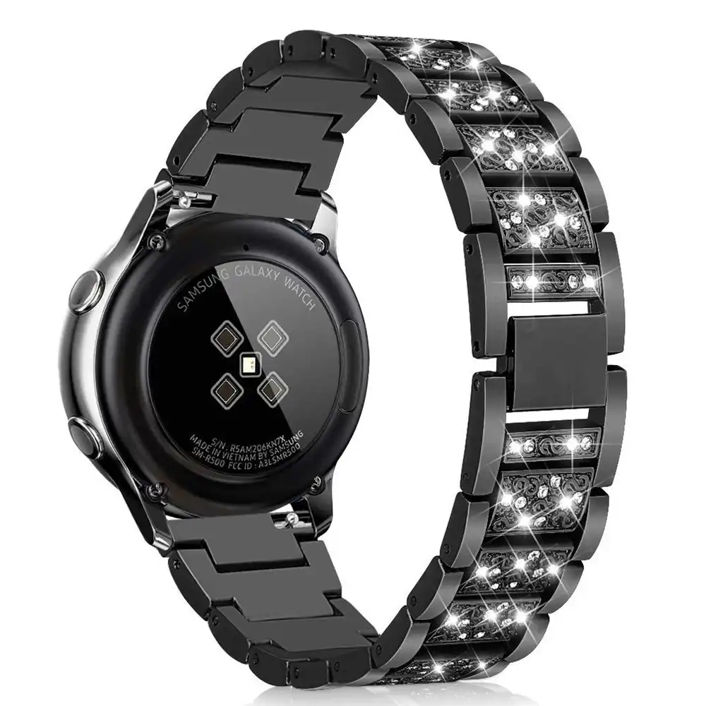 Compatible For Samsung Galaxy Watch Active 2 Band 40mm Stainless Steel Wrist Strap Bling Bracelet For Galaxy Watch Active2 44mm Aliexpress