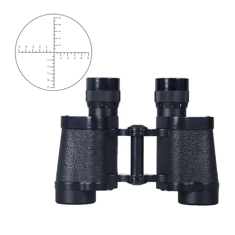 

8X30 Military Binoculars Waterproof Fogproof Shockproof Hunting Telescope with Reticle Leather Pouch BAK4 Multi-coated Lens