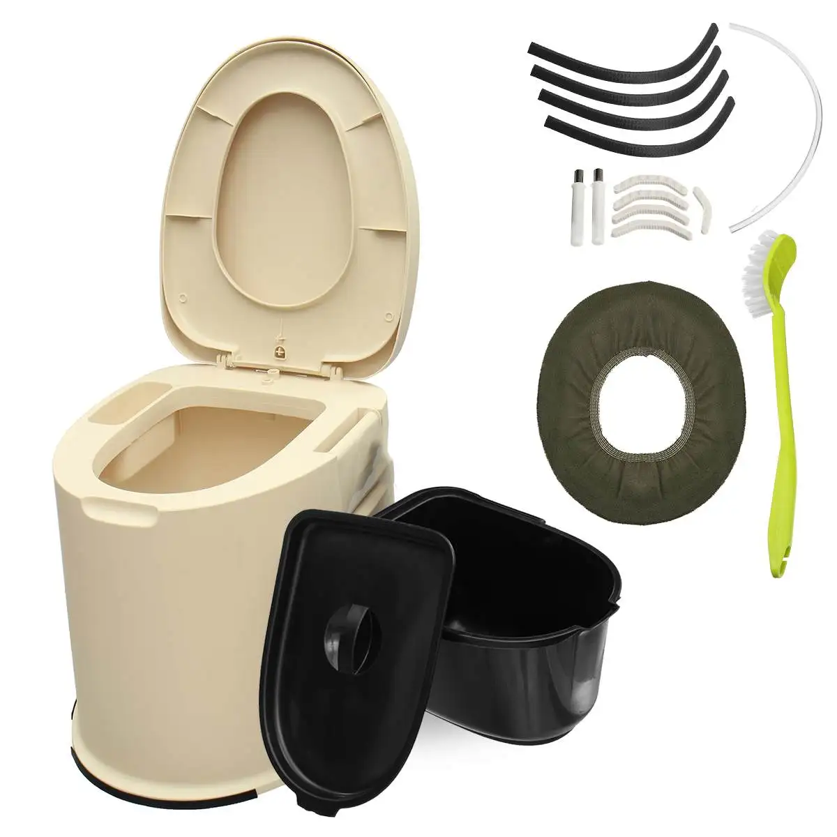 12л емкость Комфорт портативный туалет мобильный туалет путешествия Кемпинг комод горшок на открытом воздухе/в помещении