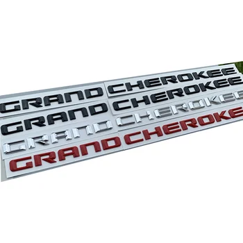 

2pc OEM For jeep Grand Cherokee Front Left & Right Door Side Emblem Nameplate Badge Logo Letters Sticker