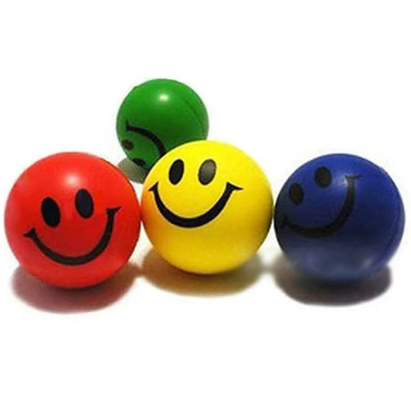 3 x Stressball Антистресс мяч хрустящий шар расслабляющий Мяч Тренажер для пальцев смайлик облегчение лица шар счастливое лицо веселье