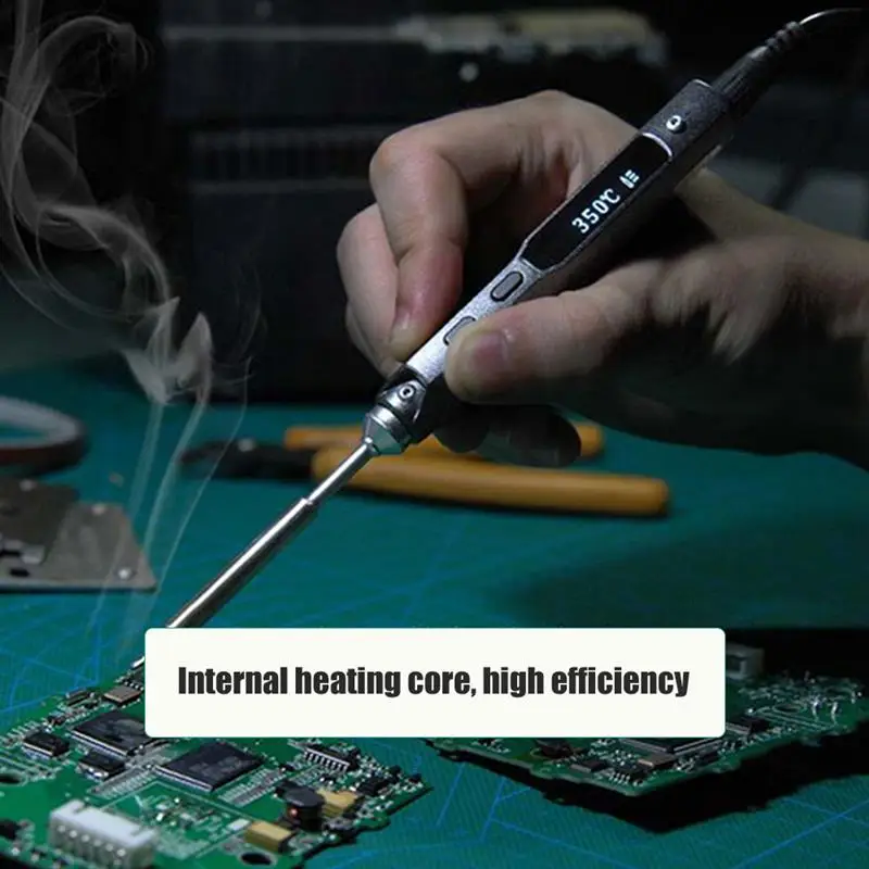 US $52.75 Minidso Electric Soldering Iron Set TS100 65W Digital LCD Display Adjustable Programable Temperature with BC2 I B2 Tip