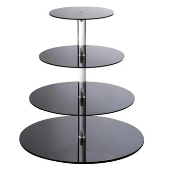 

Multi-layer Detachable Tower Platter Rack 1pc Cupcake Display Stand Holder Party
