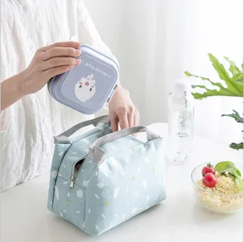 

New Functional Pattern Cooler Lunch Box Portable Insulated Lunch Bag Thermal Food Picnic Lunch Bags For Women Kids