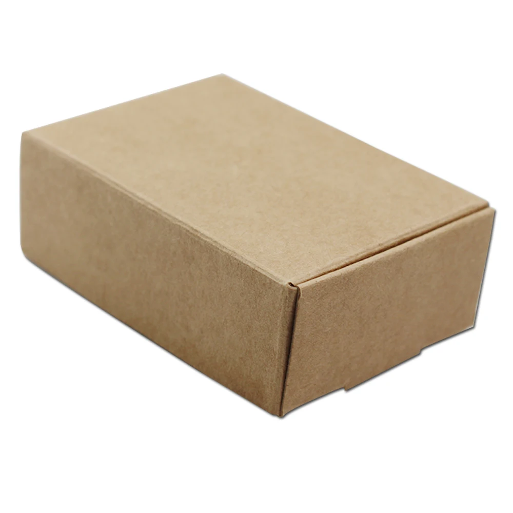 

Wholesale 8.5*6*3cm 30Pcs/ Lot Event Gift Kraft Paper Package Boxes Snack Favor Cupcake Bakery Cookie Aircraft Cardboard Boxes