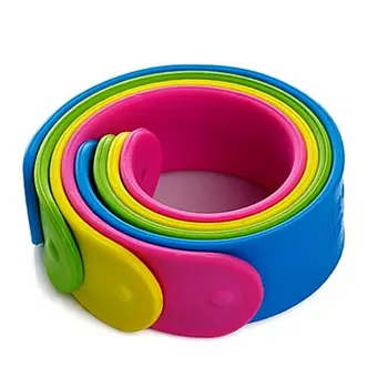 

Silicone Slap Bracelets - 24-Pack Kids Soft Bracelets Party Favors for Girls and Boys Birthday, Classroom Rewards