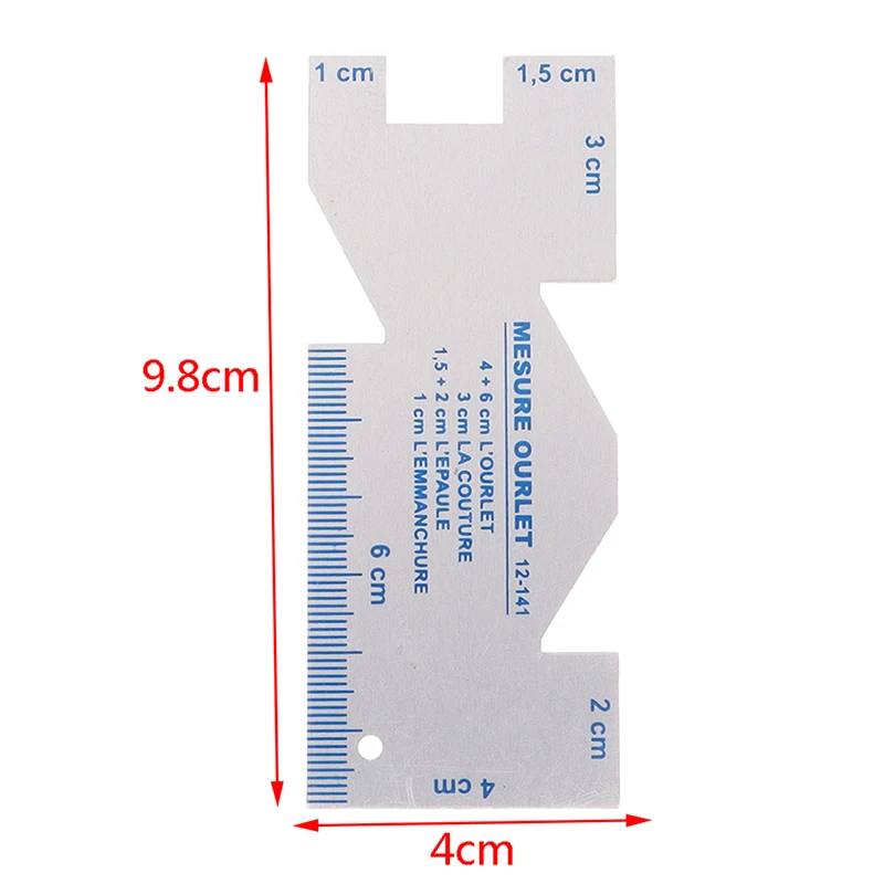 

DIY Plastic Sewing Ruler Patchwork Thickness Ruler Measuring Gauge Clothes Measuring Tools Home Tailors Hand Craft Curve Ruler