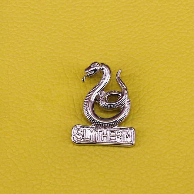 H-P House Slytherin Crest Enamel Pin Witchcraft N Wizardry Brooch