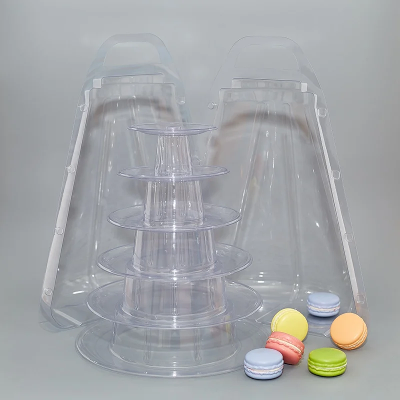 4/6 Layer Macarons Display Tower Cupcake Tower Rack Holder Cake Stand Birthday Party Wedding Decoration Tools