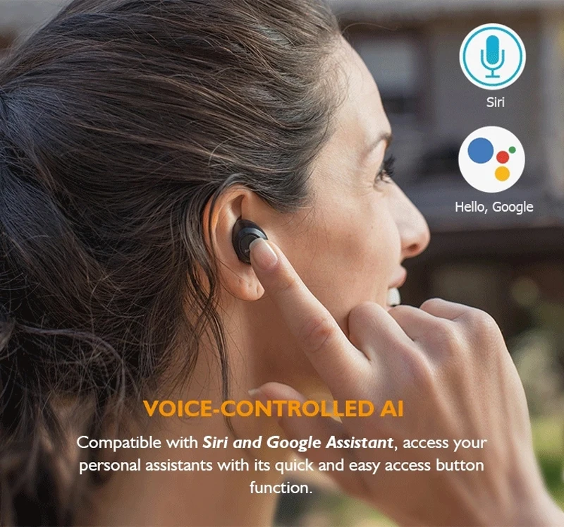 2019 new Jabees Firefly TWS Wireless Earphones Bluetooth Earphone Stereo Sport Waterproof Headset Noise Reduction for Android