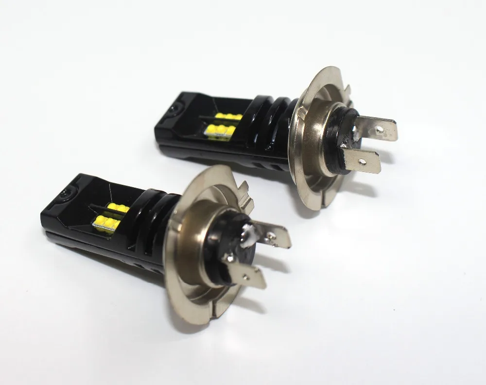 1 пара 2525 H7 Белый 12V автомобильный светодиодный фары противотуманные фары